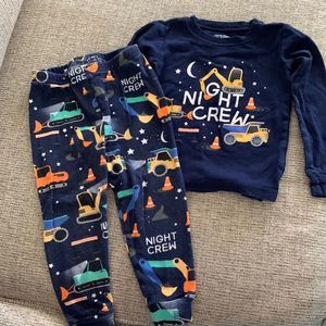 Construction pajama set